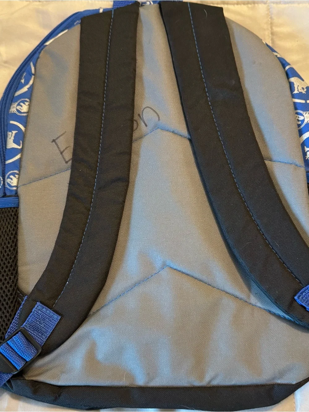 Jurassic World Kids Blue Dinosaur Backpack for School